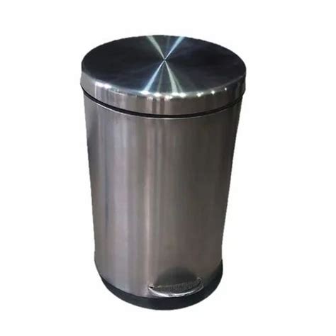 Foot Pedal Stainless Steel Paddle Dustbins For Kitchen Capacity 5 L