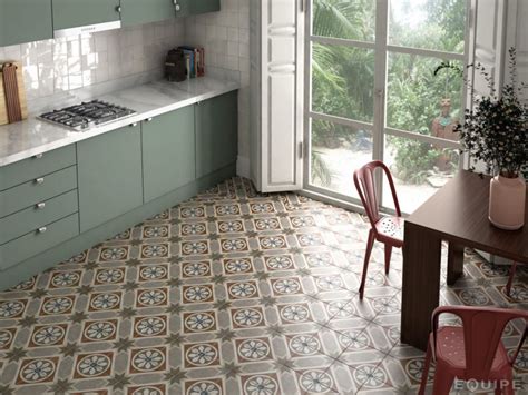 Capitol Grey X Carrelage Imitation Carreaux De Ciment Grs Crame