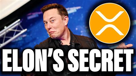 RIPPLE XRP HUGE ANNOUNCEMENT ELON MUSK S BIG RIPPLE SECRET YouTube