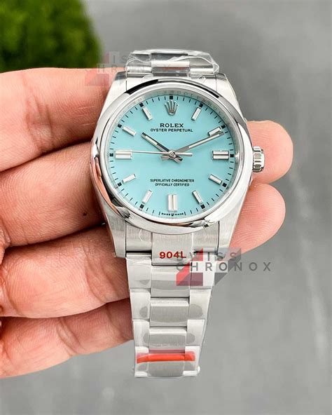 Rolex Oyster Perpetual 36 Tiffany Blue Dial 126000