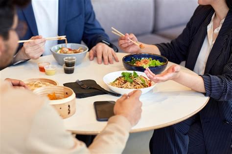 Premium Photo Asian Cuisine Business Lunch