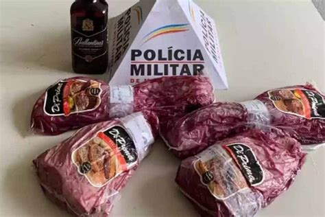 Homem é preso por tentar furtar picanha e uísque em supermercado