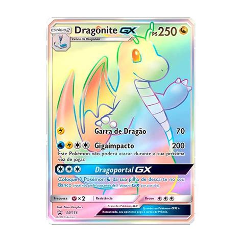 Pokémon Tcg Dragonite Gx Sm156 Sm Promo Submarino