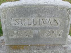 George Washington Jones Sullivan Memorial Find A Grave