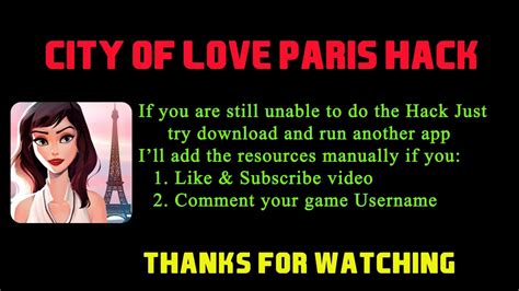 City Of Love Paris Hack How To Get Free Energy City Of Love Paris