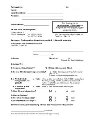 Ausf Llbar Online Stadt Geislingen An Der Steigeformulare Fax Email