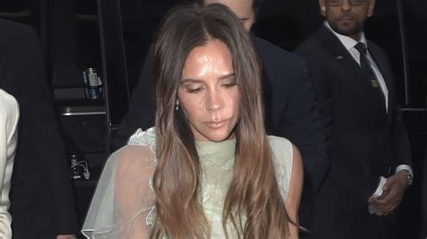 Victoria Beckham Arrives At Her 50th Birthday Party At A Swanky Private