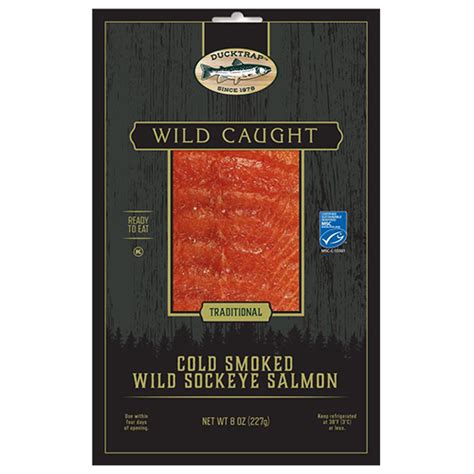 Ducktrap Wild Cold Smoked Salmon Flat Bread