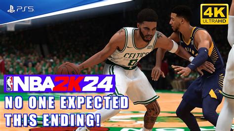 Nba 2k24 Playoff Mode Pacers Vs Celtics [game 1] Tyrese Haliburton Vs Jayson Tatum [ps5 4k