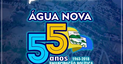 ÁGUA NOVA Rumo ao Futuro Parabéns Água Nova pelos 55 anos de