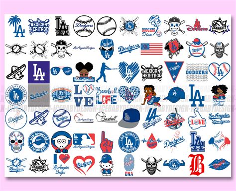 Los Angeles Dodgers Svg Mlb Svg La Dodgers Svg Dodgers Svg Etsy