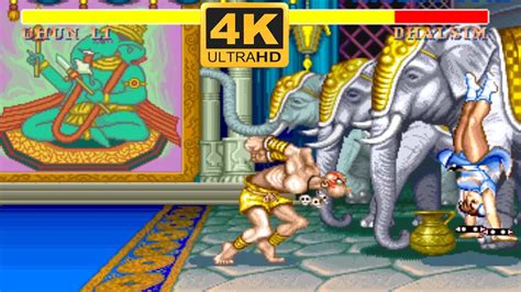 Chun Li Vs Dhalsim Street Fighter Ii Ce K Uhd Youtube