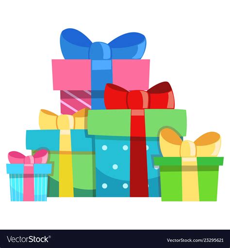 Holiday presents Royalty Free Vector Image - VectorStock