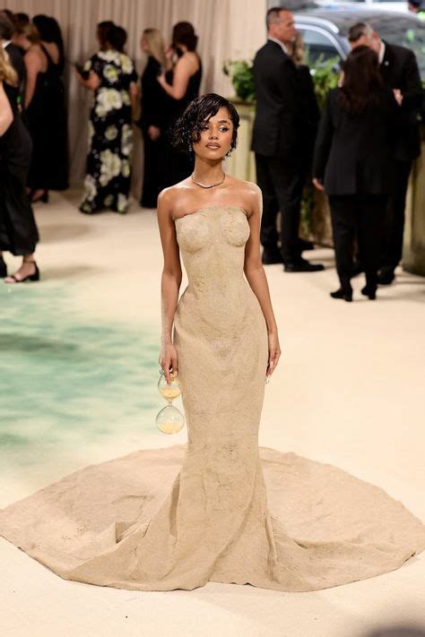 Tyla Makes Her Met Gala Debut In A Dress Made Of Sand In 2024 Met