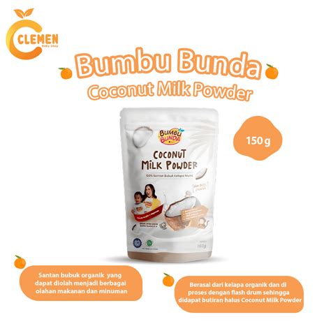 Jual Bumbu Bunda Coconut Milk Powder Gr Santan Bubuk Kelapa Murni