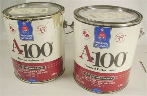 15 Gallons Sherwin Williams A100 Exterior Acrylic Latex Satin Suede