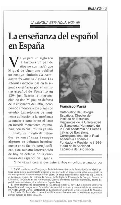 Ficha La enseñanza del español en España Biblioteca