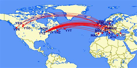 A collection of Star Alliance transatlantic routes - Wandering Aramean