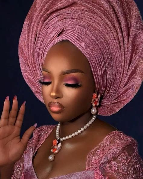 Auto Gele Aso Oke Ready To Wear Headgear Pre Tied Auto Gele Aso