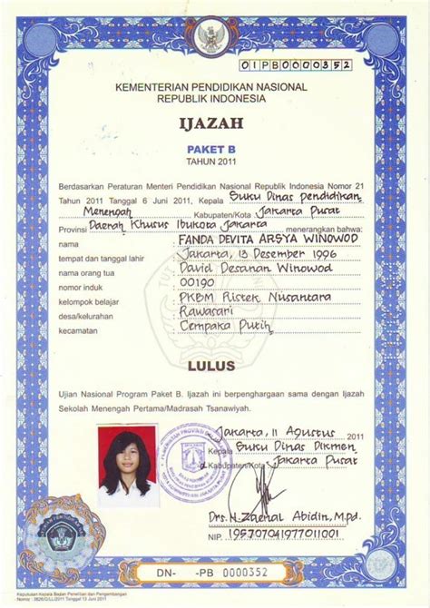 Contoh Ijazah Sma Juknis Dan Tata Cara Penulisan Ijazah Tahun The Best Porn Website Sexiezpix