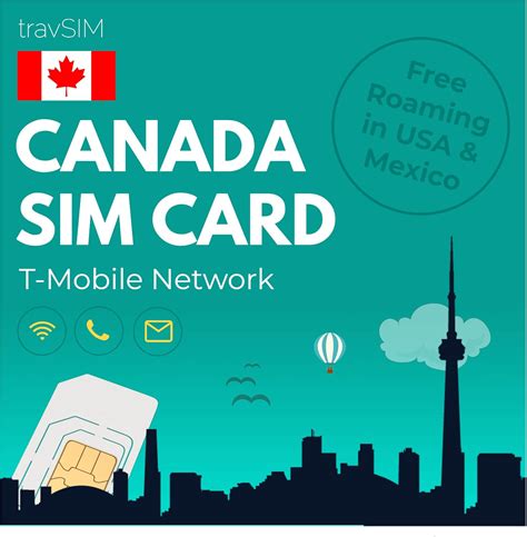 Travsim Kanada Sim Karte T Mobile Netzwerk Gb Mobile Daten