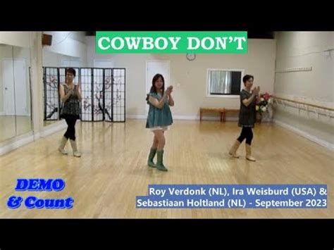 Cowboy Don T Line Dance Dance Teach Regina Cheung Youtube