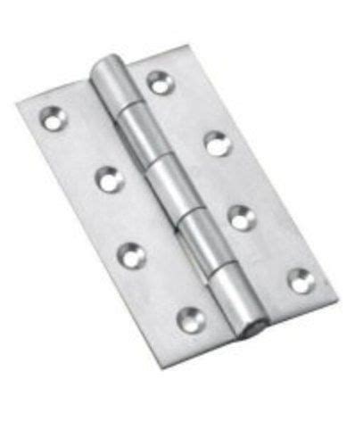 Silver Durable Solid Strong Long Lasting Mild Steel Butt Hinges