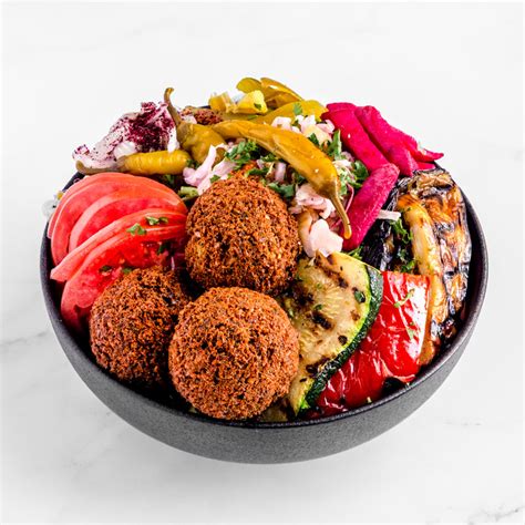 Falafel Salad Bowl Flaming Stove Toronto