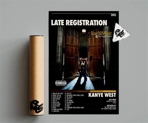 Kanye West Poster Late Registration Poster Late Registration