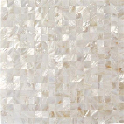 Splashback Tile Mother Of Pearl White Square Pearl Shell Mosaic Floor