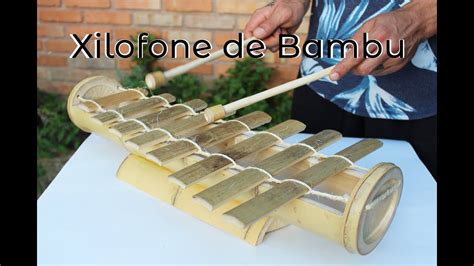 Como Fazer Xilofone De Bambu Bambulofone Youtube