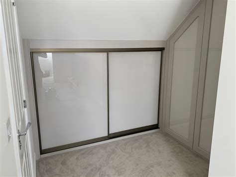 Cashmere Glass Sliding Wardrobe Sloped Ceiling Project Gallery Sliderobes