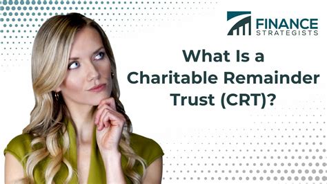 Charitable Remainder Trust CRT Definition Pros And Cons