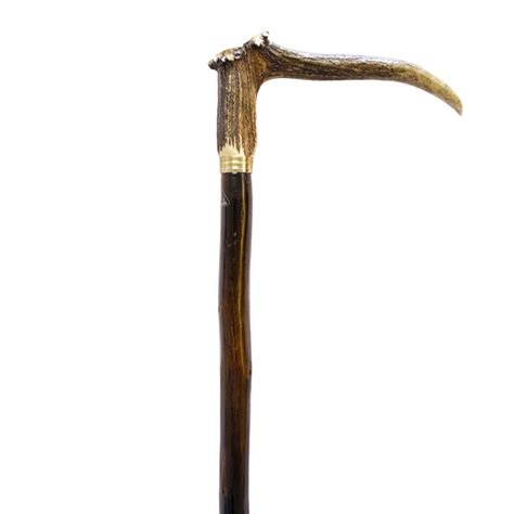 Staghorn Handle Hiking Staff Uk