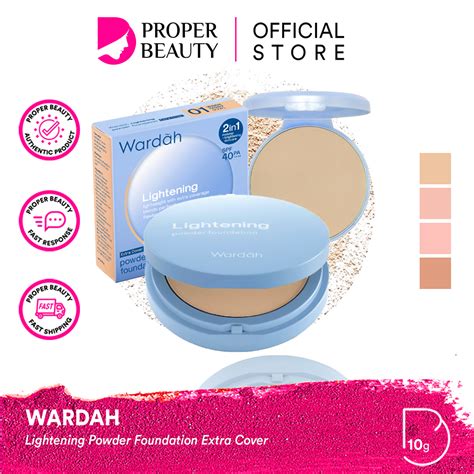 Jual Wardah Lightening Powder Foundation Extra Cover Indonesia Powder