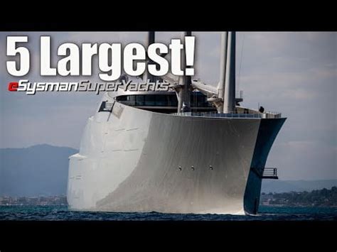 5 Largest Most Expensive Seized SuperYachts In The World SAILING