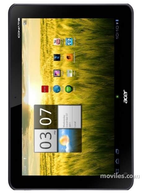 Tablet Acer Iconia Tab A Caracter Sticas Y Comparativas Moviles