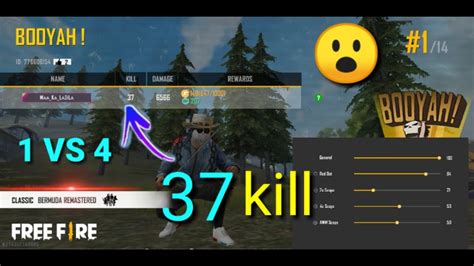 Best Solo Vs Squad Total 37 Kill Best New One Tap Garena Free Fire