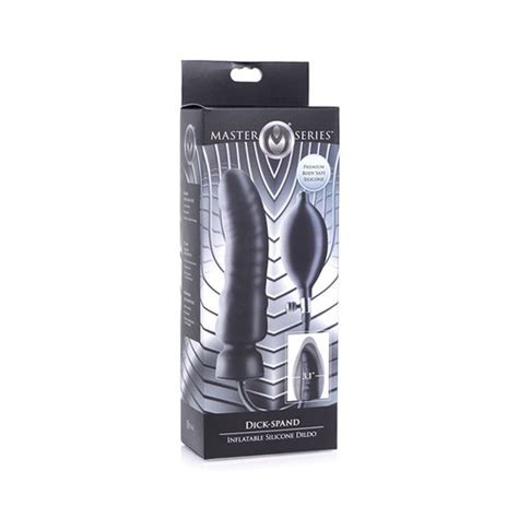 Master Series Dick Spand Inflatable Silicone Dildo The Romance Room