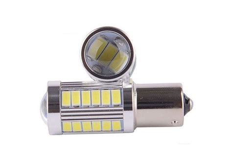 Ampoules P21W LED 24V Blanc BA15S 1156 CANBUS Feux De Jour Camion