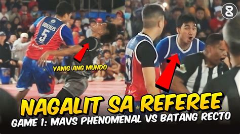 Nabigyan Ng Siko Si Poypoy Sa Mukha Sinigawan Ng Kalaban Ang Referee