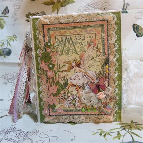 Graphic 45 Fairie Dust Mini Album Handmade Mini Albums Graphic 45 Scrapbook Albums