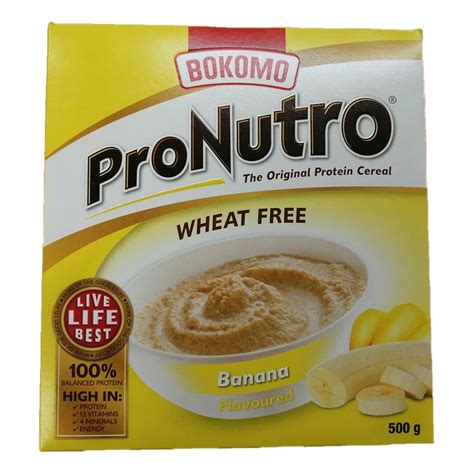 Pronutro Banana Wheat Free 500g Box Pronutro Is A Good Choice For Your