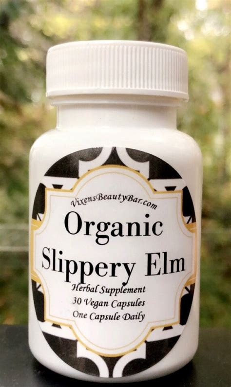 Organic Slippery Elm Capsules | Etsy