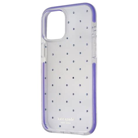 Restored Kate Spade Hardshell Case For Iphone 12 Pro Max Pin Dot Gemslilac Purple