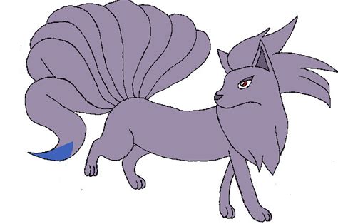 Shiny Ninetales Colored by blackmore380 on DeviantArt