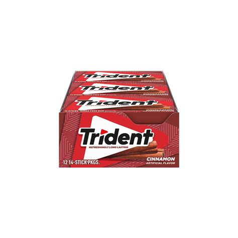 Trident Cinnamon Sugar Free Gum 14 Pieces – Springs Store (Pvt) Ltd