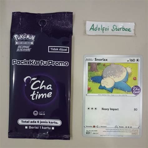 Jual Pack Kartu Promo Chatime Tcg Pokemon Game Kartu Koleksi Pedang