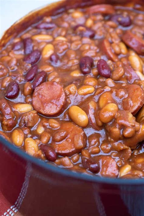 These Kielbasa Baked Beans Make For A Hearty And Flavorful Summer Side