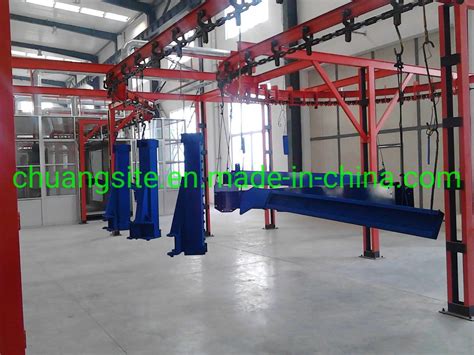 Pp Board Manual Powder Coating Spray Plant Powder Coating Conveyor